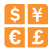 B2B ecommerce includes multi currency support so you can operate globally