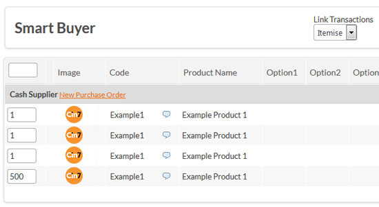 Multiple branches tracking of stock